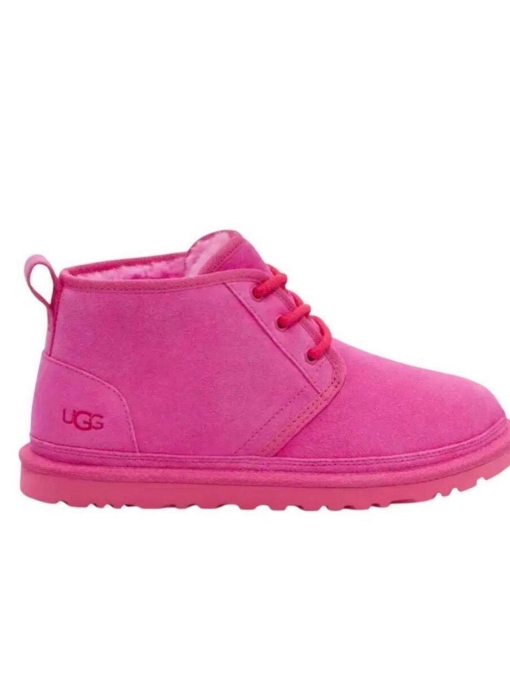 RARE๐ฅUGG Classic Neumel Lace Boot in Bright Pink